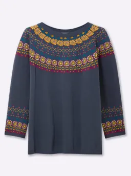 sheego Pullover rauchblau – Produktbild 1 von 1