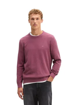 Marc O'Polo Marc O'Polo Rundhalspullover regular aus Bio-Baumwoll-Piqué – Produktbild 1 von 1