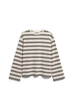 ARMEDANGELS ARMEDANGELS MARYNAA FINE STRIPE Damen Longsleeve aus Bio-Baumwoll Mix – Produktbild 1 von 1