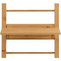 Garderobe "Solvita" Ablageelement, B 52 x T 28,6 x H 10,1 cm, Kiefer gelaugt – Produktbild 1 von 1