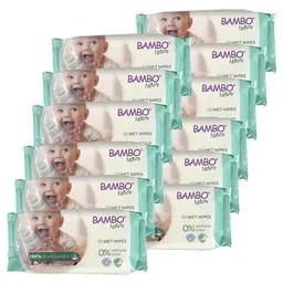 Bambo Nature Bambo Nature Wipes Vorteilspackung (600 Tücher) – Produktbild 1 von 1