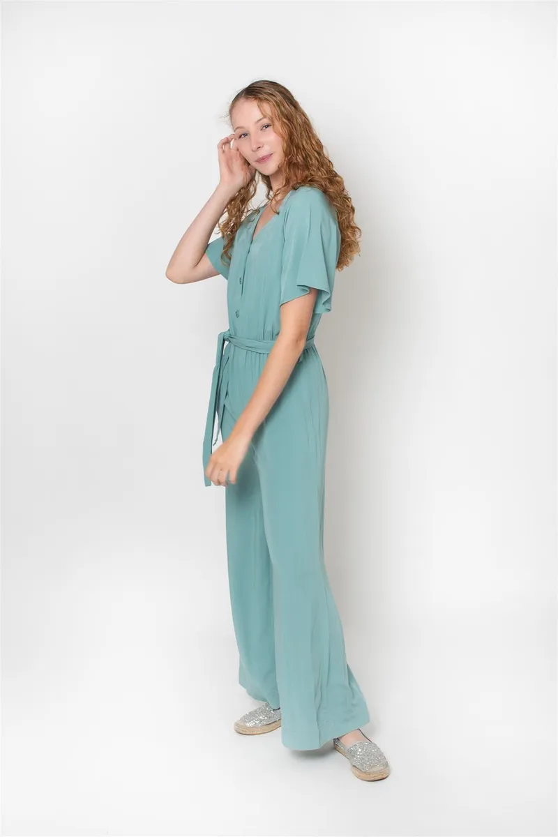 Zerum Zerum Damen vegan Jumpsuit Thea Mineral Blau, Hellblau, – Produktbild 2 von 2