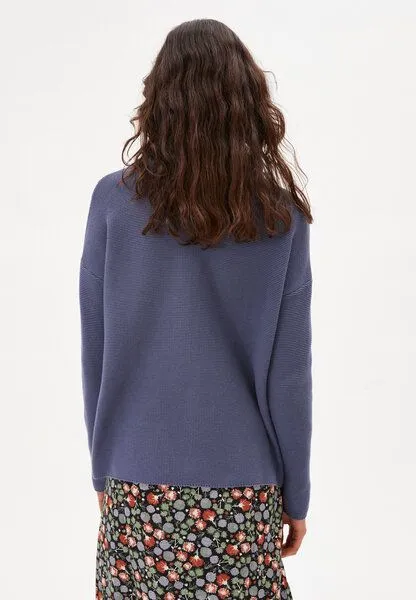 ARMEDANGELS ARMEDANGELS CATALINAA - Damen Pullover aus Bio-Baumwolle, Shadow blue, – Produktbild 2 von 4