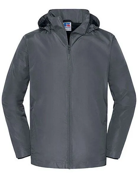 Russell Athletic Essential Softshell Wetterjacke Atmungsaktiv Russel Athletic Recycelt, Stahlgrau, – Produktbild 2 von 4