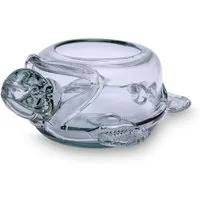 Mitienda Shop Mitienda Shop Blumenschale Schildkröte | Mundgeblasenes Glas aus Mexiko, Terrarium Pflanzgefäß Schildkröte aus Glas – Produktbild 1 von 1