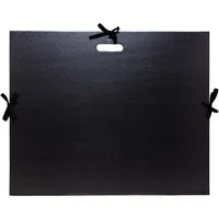 Exacompta Exacompta Zeichenmappe mit Stoffband und Griff, 500 x 650 mm, schwarz – Produktbild 1 von 1
