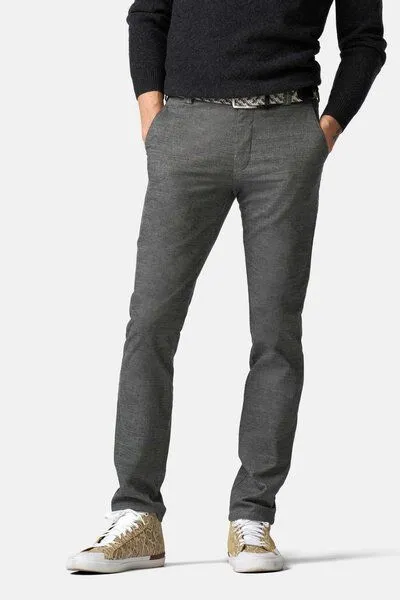 Meyer MEYER ACTIVE - JERSEY LOOK Chino, Grau (mittelgrau), – Produktbild 1 von 4