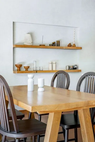 Originalhome Originalhome Nachhaltiges Kerzengeschenk: Handgegossene vegane Designkerze - Organic M,, Wollweiß, – Produktbild 3 von 3