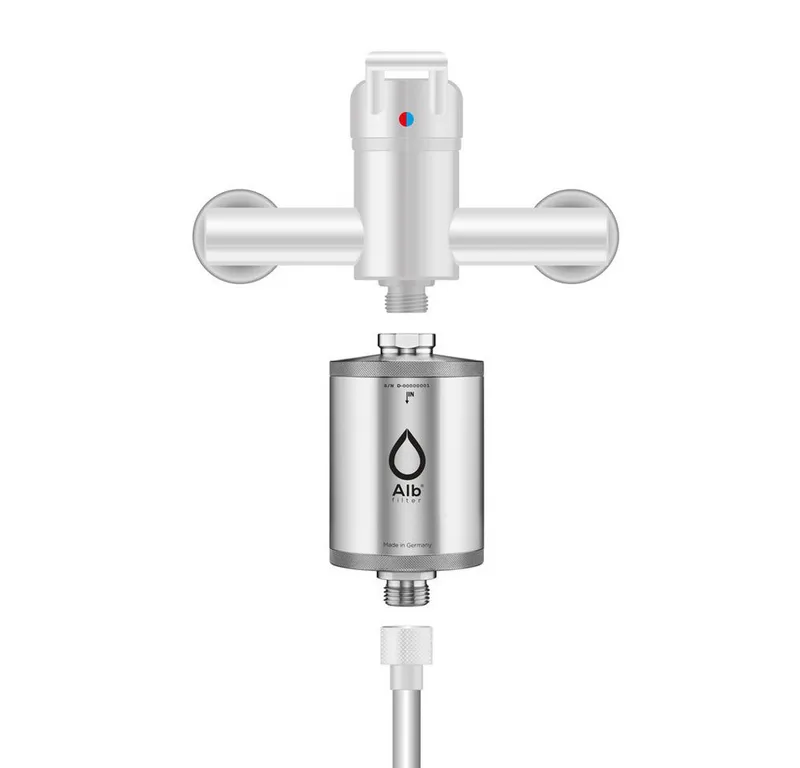Alb Filter Alb Filter Wasserfilter Shungit Duschfilter, Shungit, Wellness, Silberfarben, – Produktbild 3 von 5
