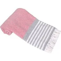 A&R Textile A&R Textile A&R Hamamtuch Saunatuch Badetuch Strandtuch Istanbul Handtuch dreifarbig 100 x 180 cm, Rot/weiss/schwarz, – Produktbild 1 von 1