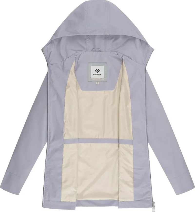 ragwear ragwear Outdoorjacke Monadetta A Leichte Kapuzenjacke für die Übergangszeit, Lila, – Produktbild 1 von 5