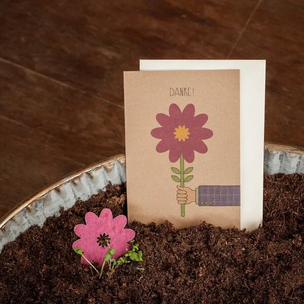 Die Stadtgärtner Die Stadtgärtner Grusskarten mit Blumensamen – Produktbild 3 von 7