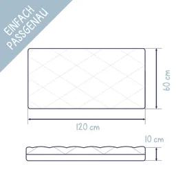 Julius Zöllner Julius Zöllner Matratze Dr.Lübbe Air Premium 60x120 cm – Produktbild 1 von 1