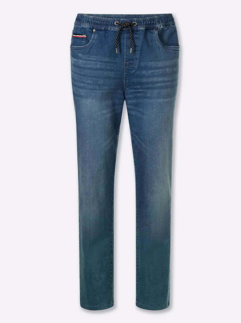 Catamaran Schlupfjeans, Blue-bleached, – Produktbild 1 von 2