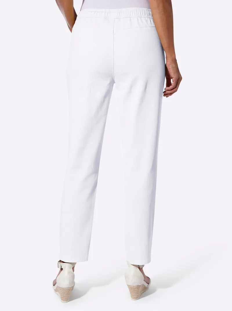 Witt Schlupfjeans weiß, Weiß, – Produktbild 2 von 2