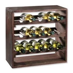 Kesper KESPER Weinregal aus Kiefernholz für 15 Flaschen, 50 x 50 x 25 cm – Produktbild 1 von 1
