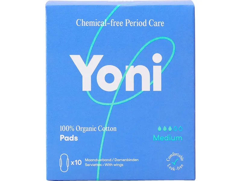 Yoni Yoni Binden mit Flügeln - 100 % Bio-Baumwolle – Produktbild 1 von 6