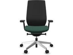 profim profim Bürodrehstuhl "ACCIS PRO" mit Armlehnen, Gestell: silber, Sitz: grün – Produktbild 1 von 1