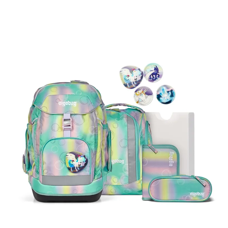 Ergobag Ergobag maxi REFLEX GLOW 6-teiliges Schulrucksack-Set 2025 ZauBärwelt, Multicolored, – Produktbild 1 von 1