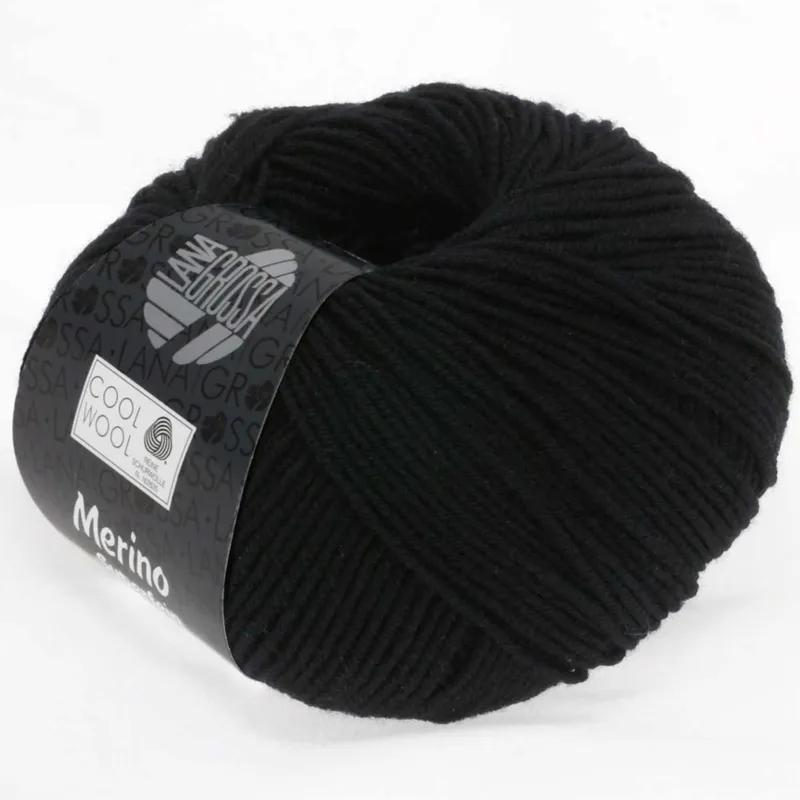 Lana Grossa Lana Grossa Cool Wool Schwarz, Schwarz, – Produktbild 1 von 1