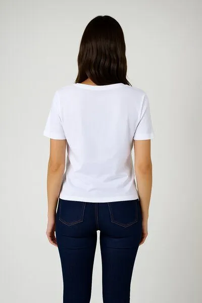 TORLAND TORLAND Damen T-Shirt SERENA, Weiß (white), – Produktbild 3 von 3