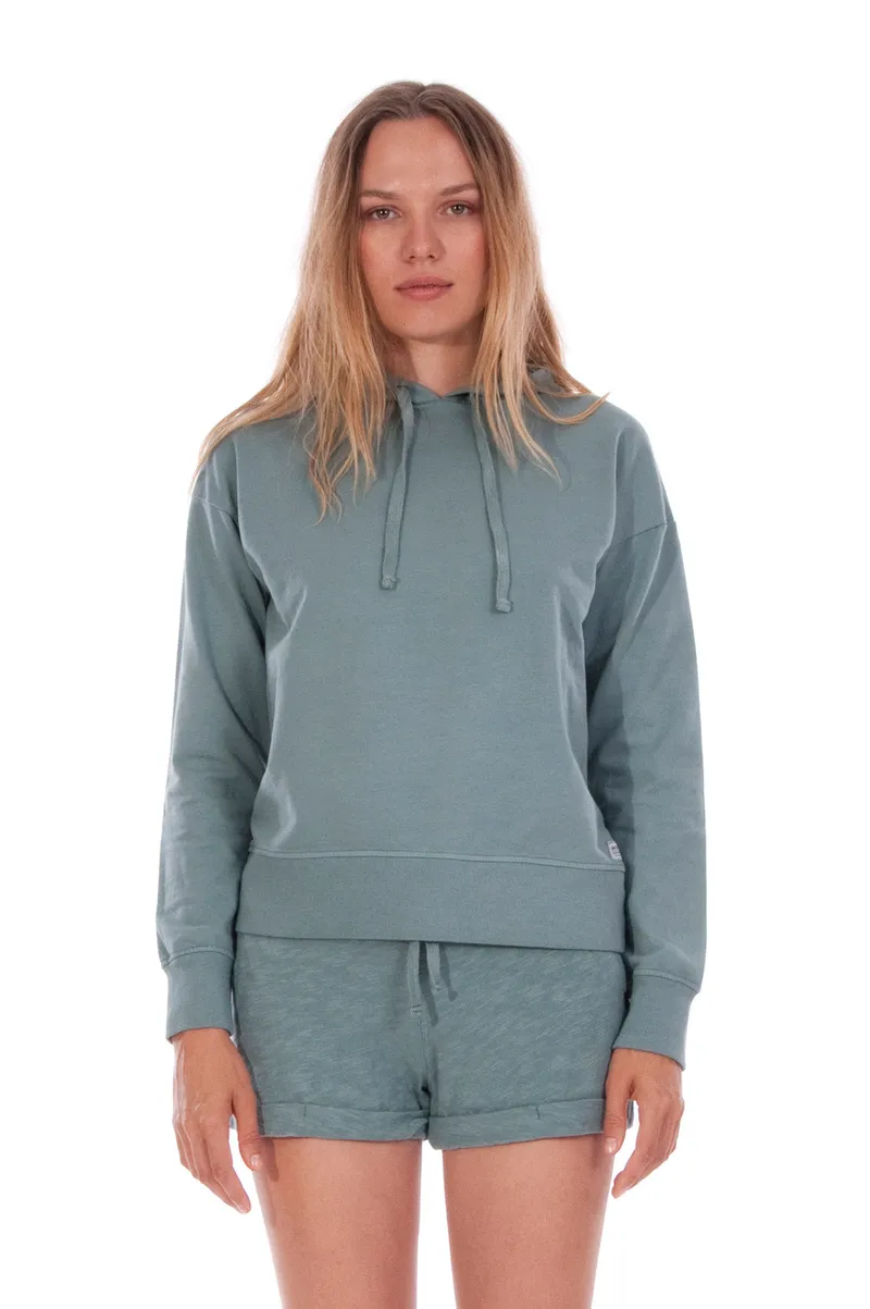 RAVENS VIEW IBIZA RAVENS VIEW IBIZA Damen vegan Hoodie Vedra Chinois Grün, Grün, – Produktbild 1 von 1