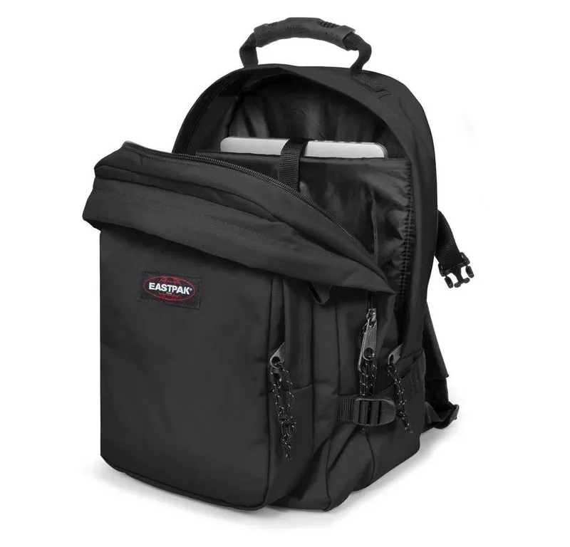 Eastpak Eastpak Laptoprucksack PROVIDER 44 cm 33 L Black, Schwarz gepolstertes Laptopfach, Schwarz, – Produktbild 2 von 5