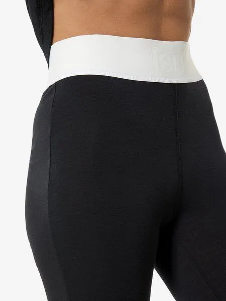 Super.Natural Super.Natural W Bio Base Tights für Damen, Merino, Jet black, – Produktbild 3 von 4