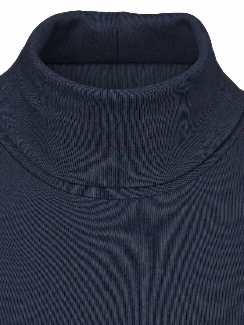 Marc O'Polo Marc O'Polo Rollkragenpullover Navy - Größe M, Dunkelblau, – Produktbild 3 von 4