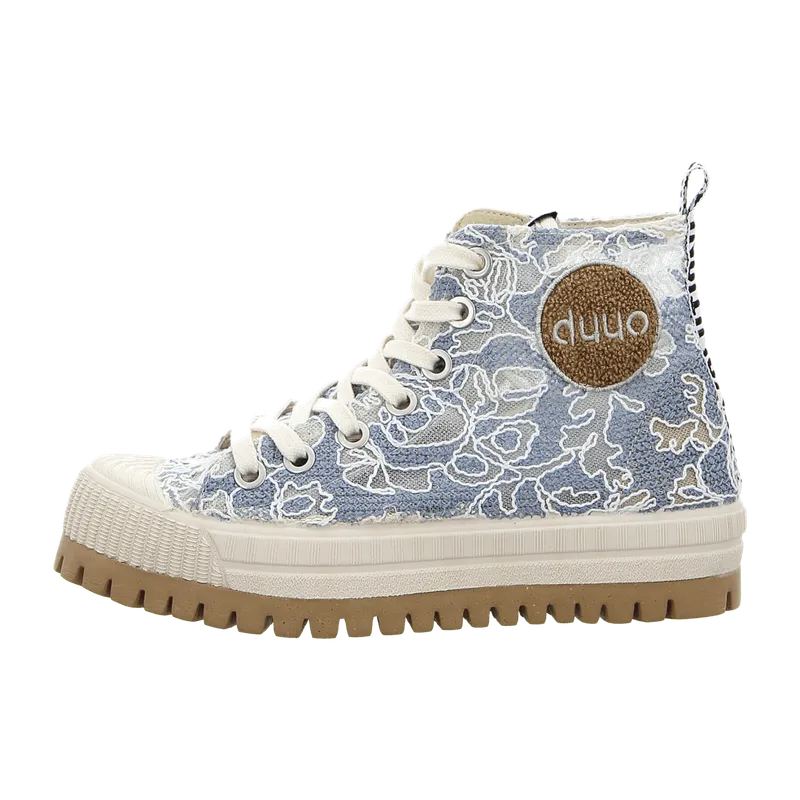 Duuo Duuo Damen Plateau Sneaker für Damen, Blau, – Produktbild 2 von 7