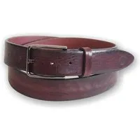Greenbelts Greenbelts Herren Ledergürtel BRAY, Rot, – Produktbild 2 von 5