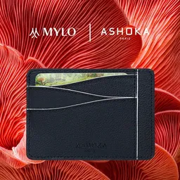 Ashoka Paris Ashoka Paris Großes Kartenetui aus Mylo Pilzmaterial Weiß – Produktbild 1 von 1