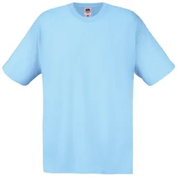 Fruit Of The Loom Fruit of the Loom Cotton Classics-16.1082 T-Shirt Gr. M sky blue – Produktbild 1 von 1