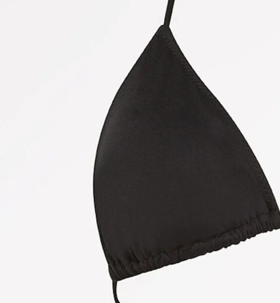 CASAGiN CASAGiN Dreieck mit kupfer aus recyceltem stoff, Schwarz, – Produktbild 2 von 3