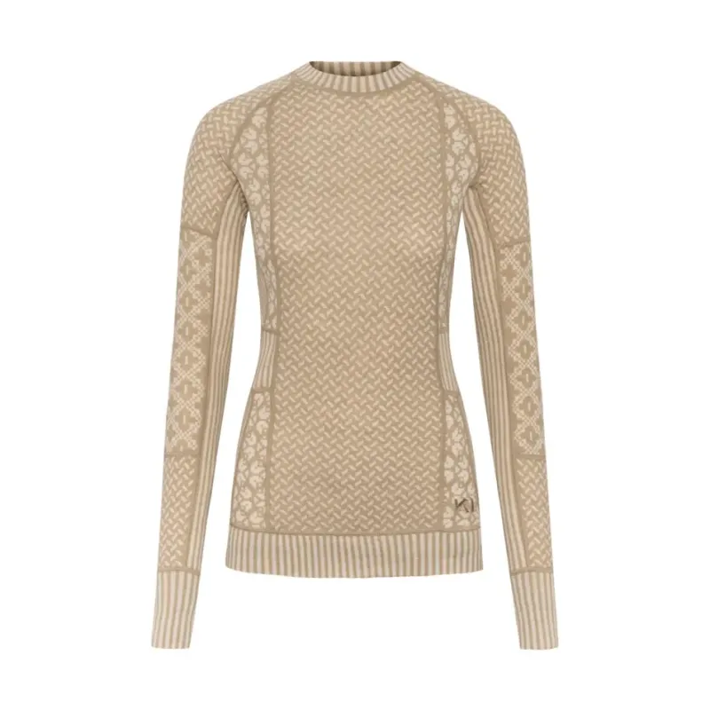 Kari Traa Langärmeliges UnterziehTrikot Kari Traa Smekker, Beige, – Produktbild 1 von 2