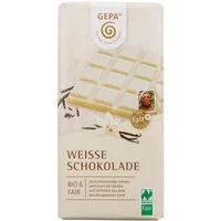 gepa GEPA Weiße Bio-Schokolade, 100 g – Produktbild 1 von 1
