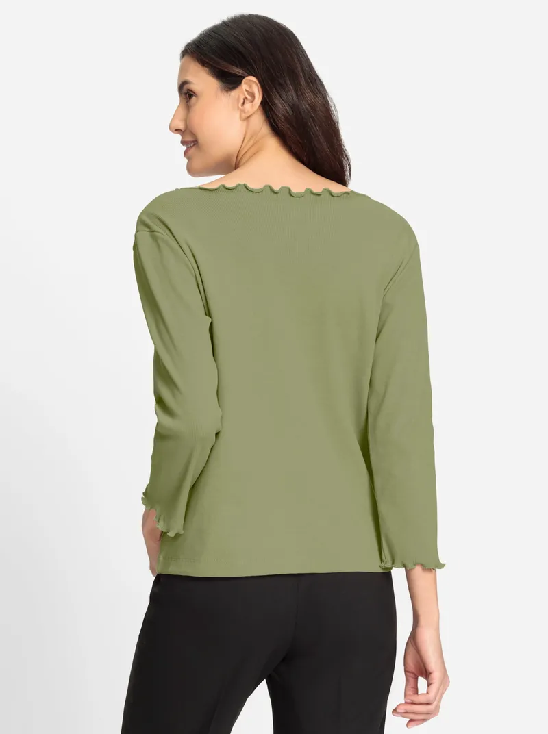 Witt V-Shirt lindgrün, Lindgrün, – Produktbild 2 von 2