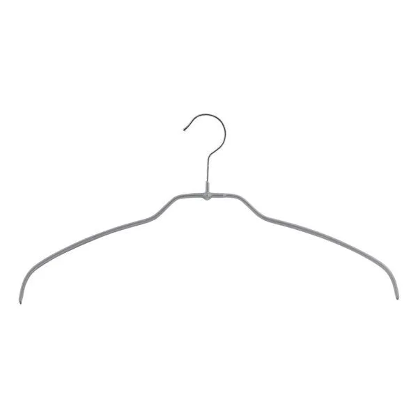 MAWA MAWA Leichtbügel Silhouette aus Metall - Set aus 20 Bügeln, Silber, – Produktbild 1 von 1