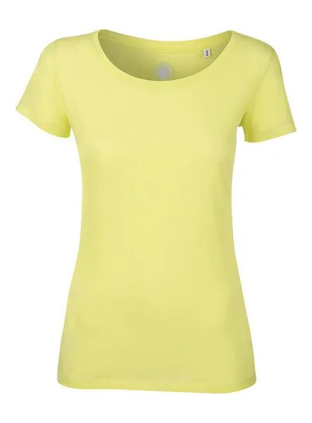 University of Soul University of Soul Damen T-Shirt aus Bio-Baumwolle "Caro", Sonniges limettengrün, – Produktbild 1 von 1