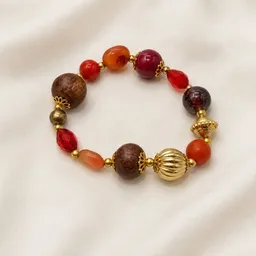 Janselo Janselo Mehrfarbiges Statement-Perlenarmband – Produktbild 1 von 1