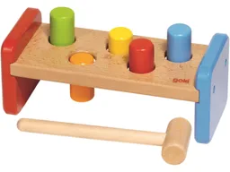 Goki goki Hammerbank aus Holz 7-teilig 21 x 8,8 x 8,5 cm – Produktbild 1 von 1