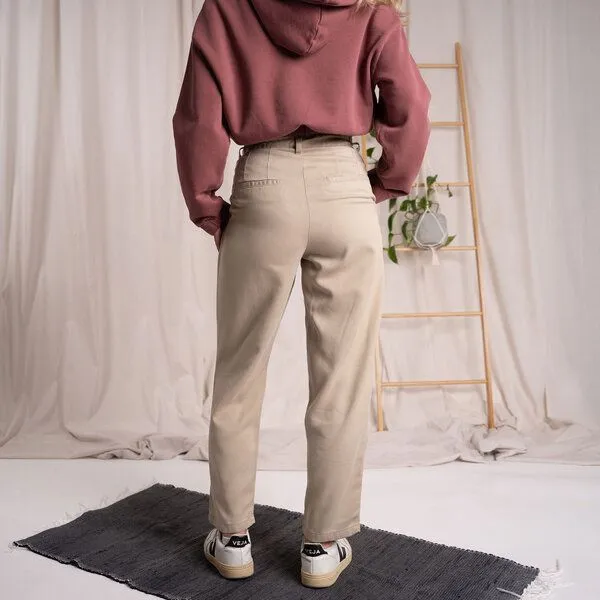 Vresh Clothing Vresh Clothing Vabia - Slacks aus TENCEL (TM) Lyocell, Beige, – Produktbild 2 von 4