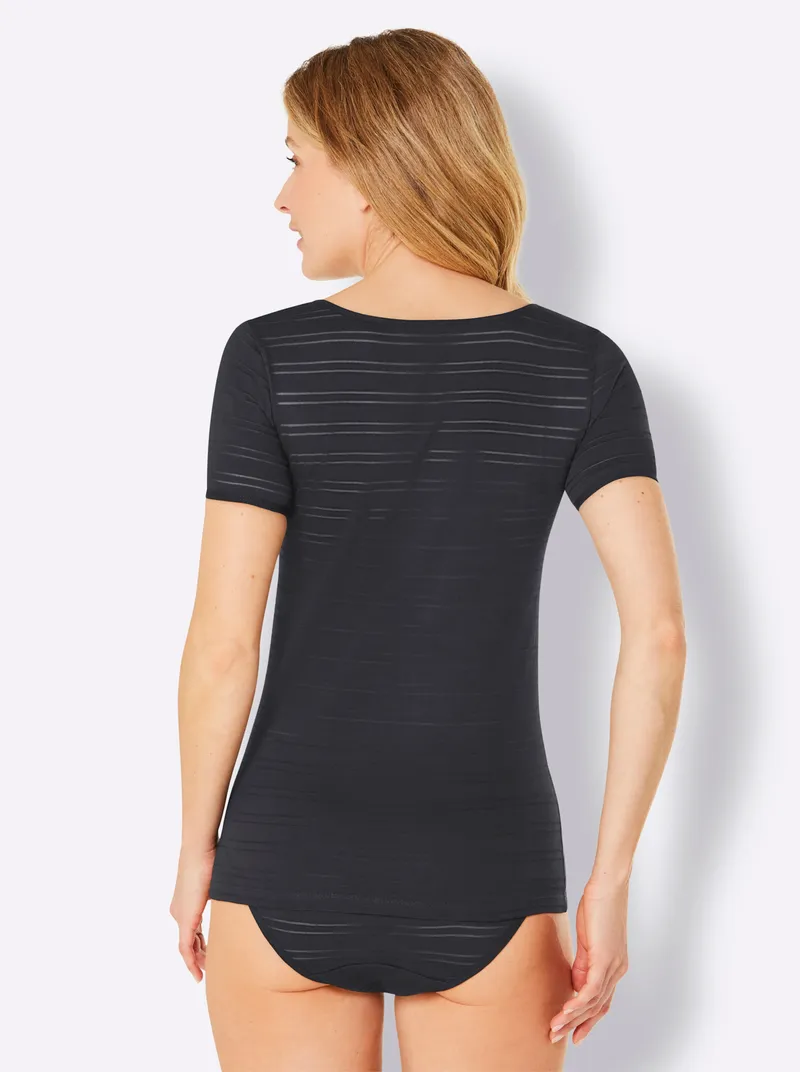 wäschepur Shirt, Schwarz, – Produktbild 2 von 2