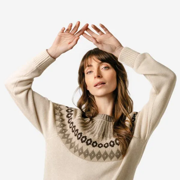 Living Crafts Living Crafts Pullover - BIRTA, Nordic pattern (mehrfarbig), – Produktbild 3 von 4