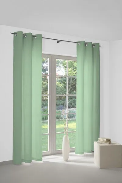 Nature by Adam Nature by Adam Thermovorhang aus 100% Bio-Baumwolle - Made in Germany - Neveres, Jade, – Produktbild 6 von 7