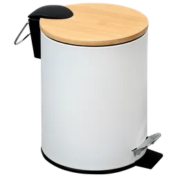 Kesper Kesper Kosmetikeimer Bambus weiß 3l – Produktbild 1 von 1
