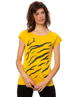 FellHerz FellHerz Damen T-Shirt Tiger Girl sunshine – Produktbild 1 von 1