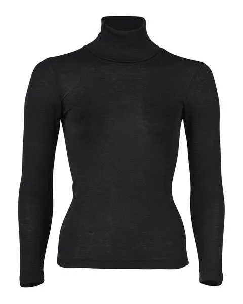 Engel Engel Natur Damen-Rolli Langarm Schurwolle Seide, Natural, – Produktbild 3 von 3