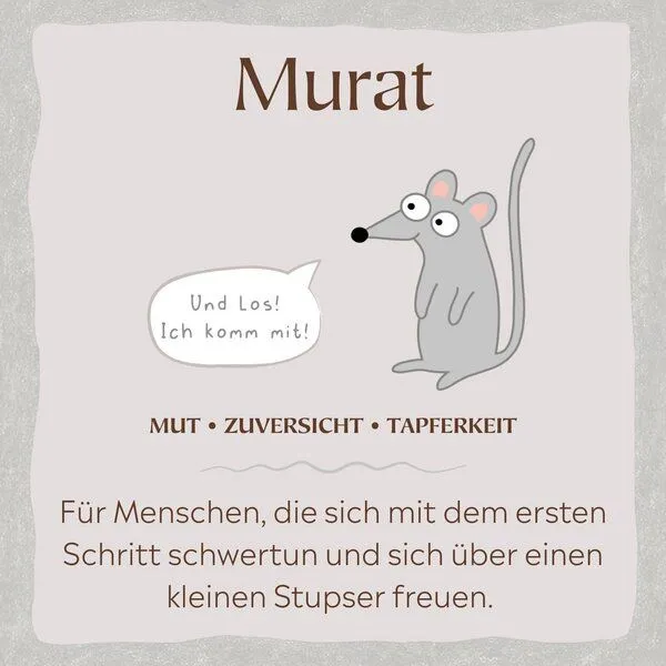 LIGARTI Bestickte Cap – Murat die Maus – LIGARTI Tiermanufaktur, Mintgrun, – Produktbild 3 von 4