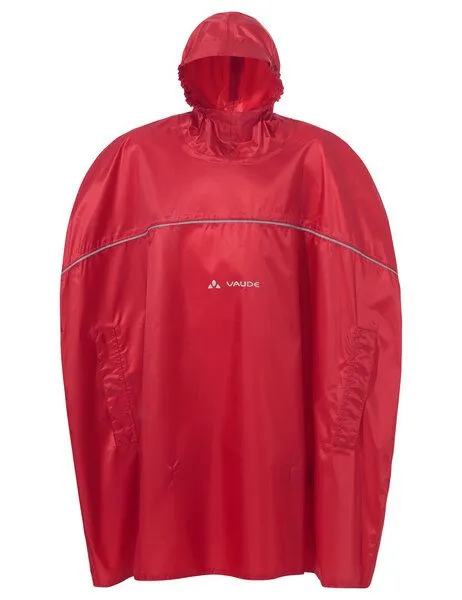 Vaude VAUDE Poncho Kids Grody Poncho II, Rot, – Produktbild 4 von 6